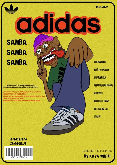 adidas neu plakat schuh|Adidas Samba in neuem Design von Naked .